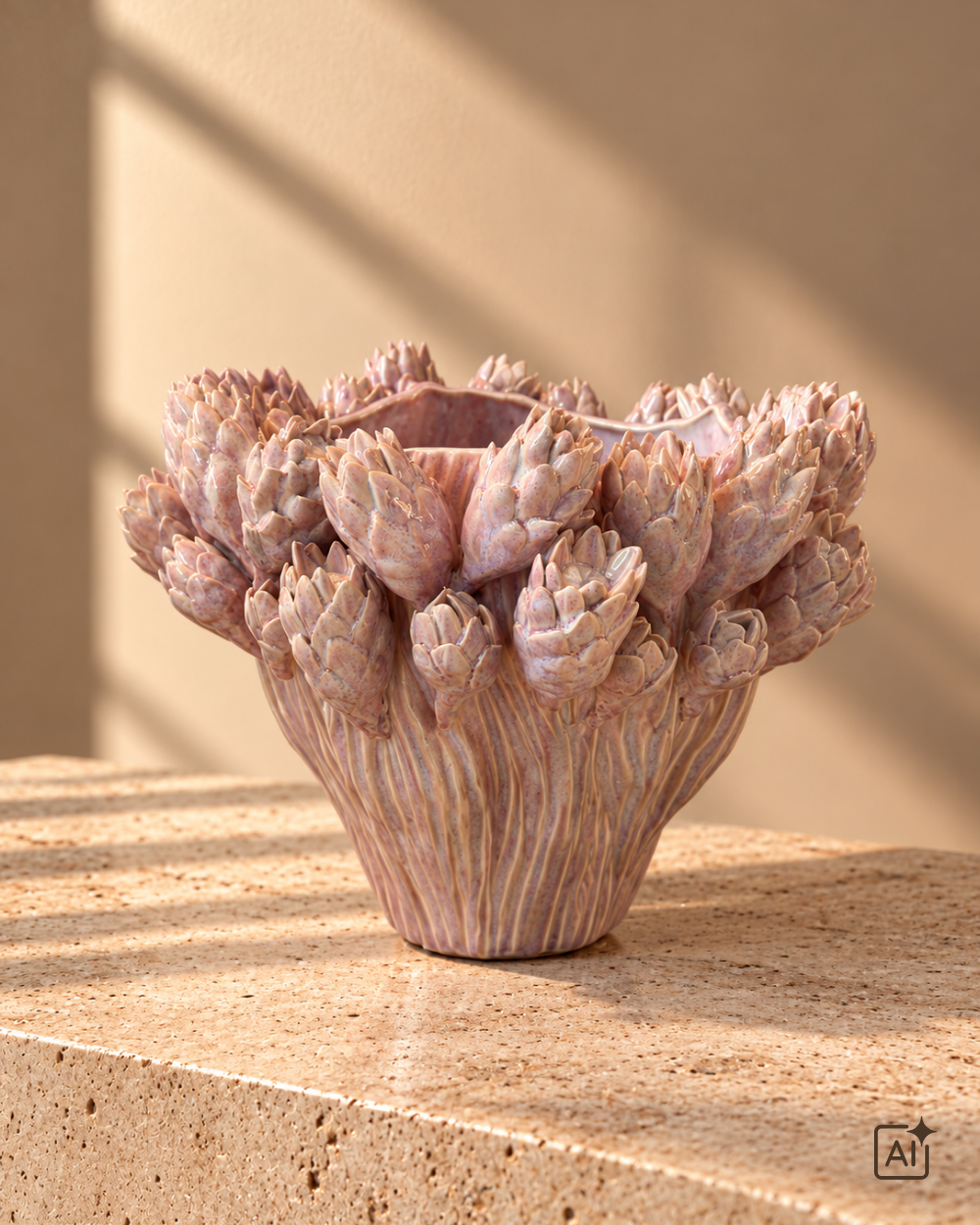 Vase Artischocken | Rosa