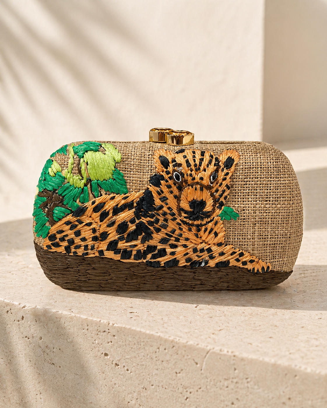 Clutch Josephine in Leopard