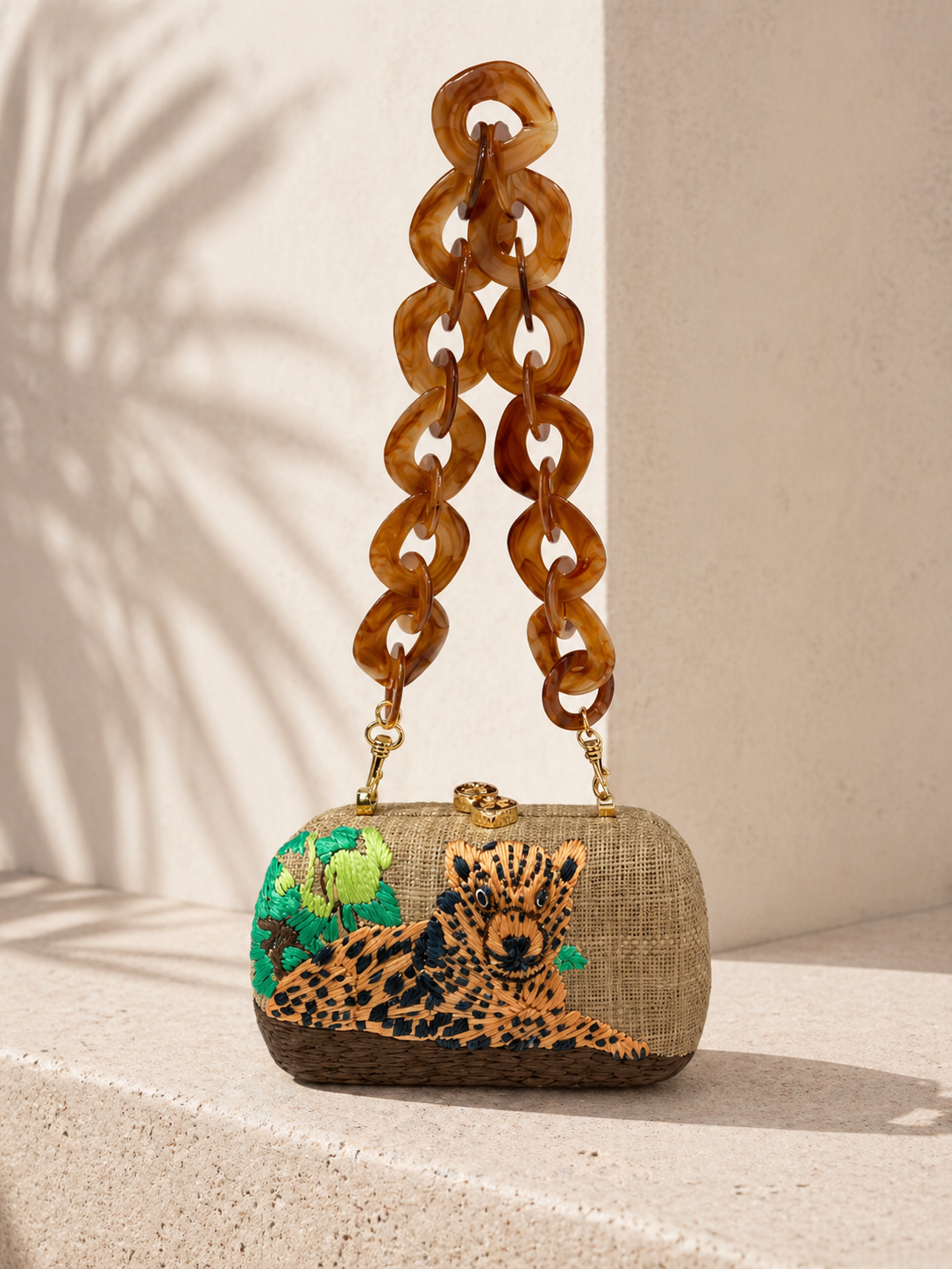 Clutch Josephine in Leopard