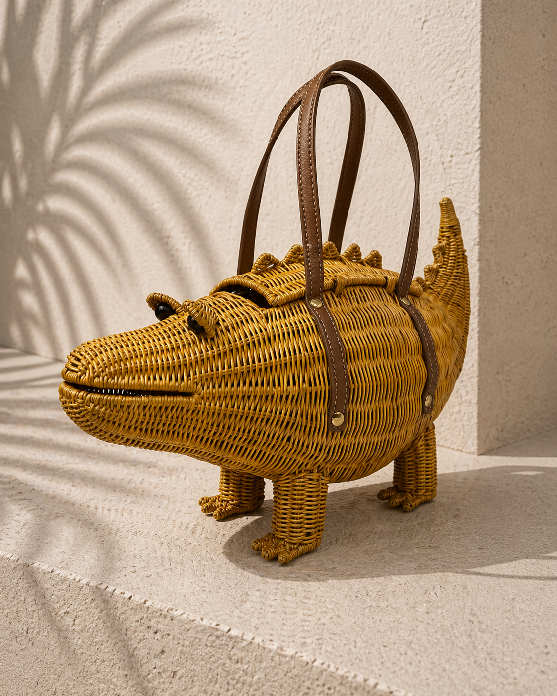 Bag Crocodile in Yellow