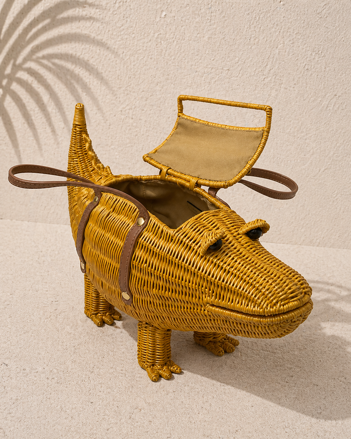 Bag Crocodile in Yellow