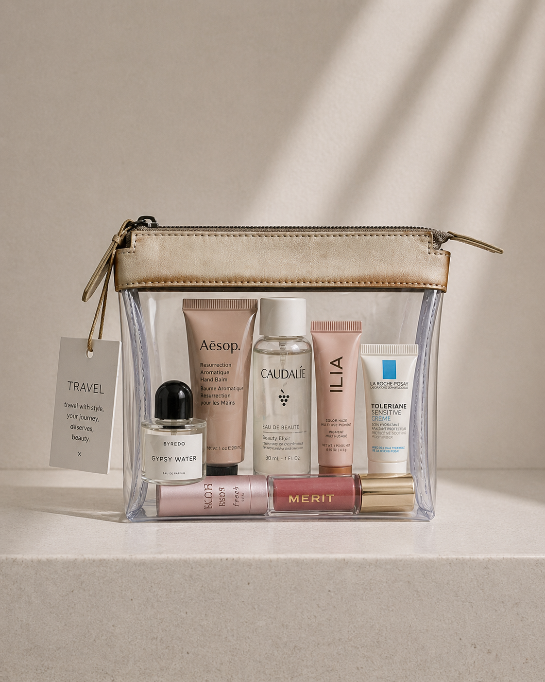 Travel Bag Ruby | Washed Creme