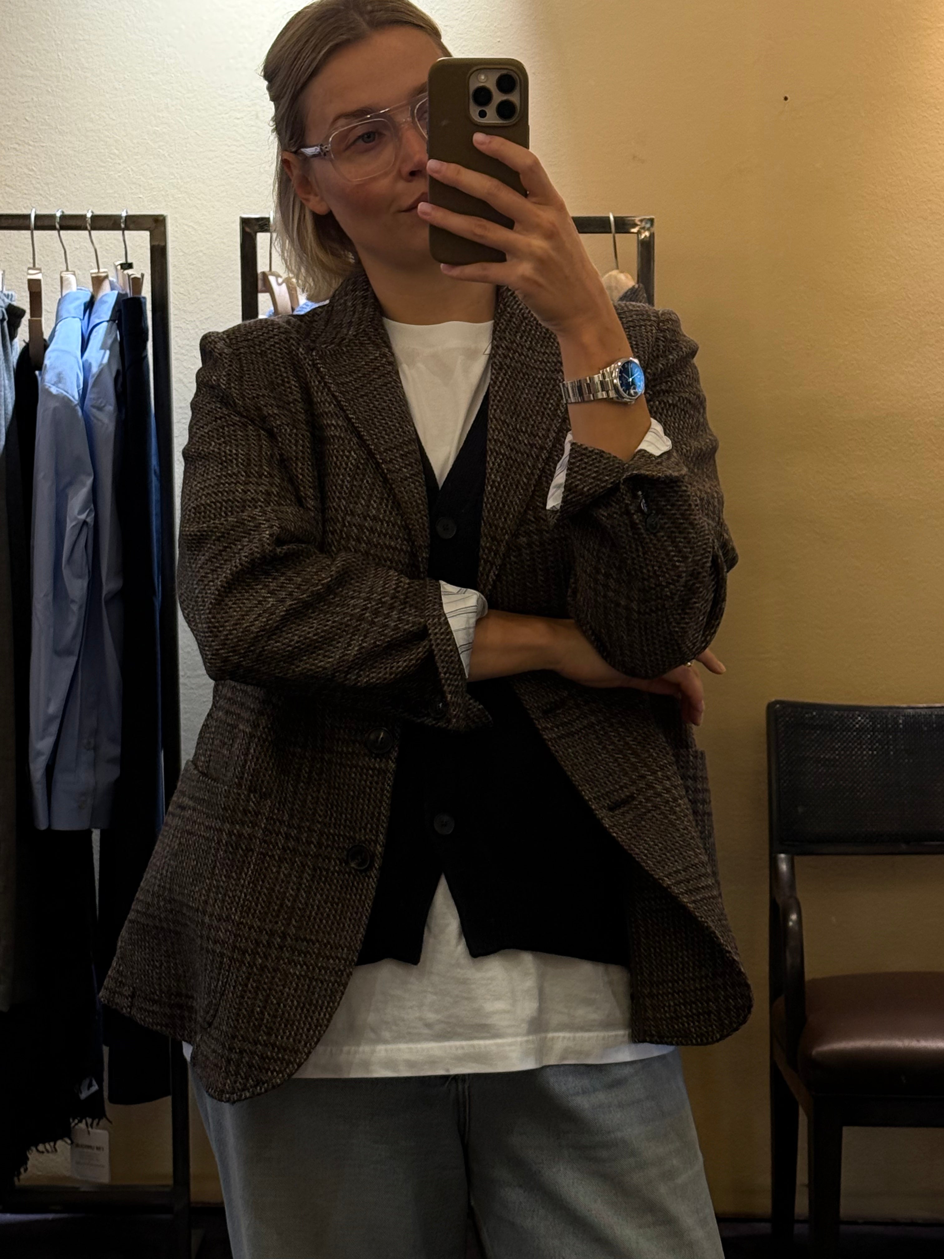 Karierter Blazer