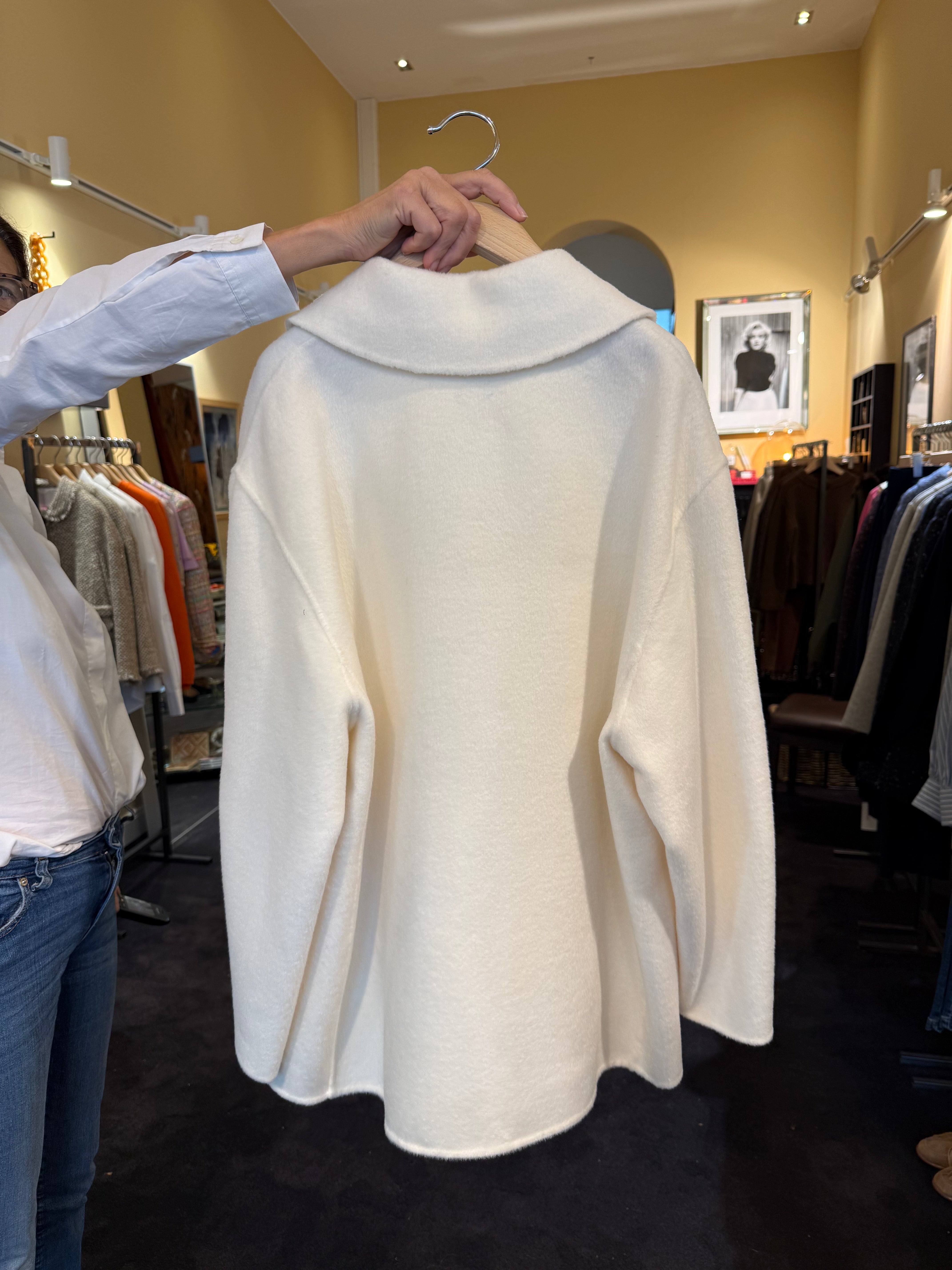 Double-Face Canban Jacke Off-White