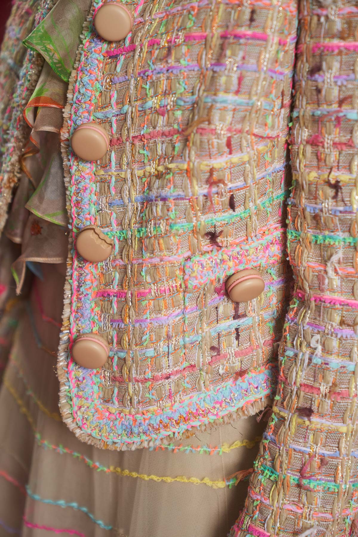 Macaron Tweed Jacke