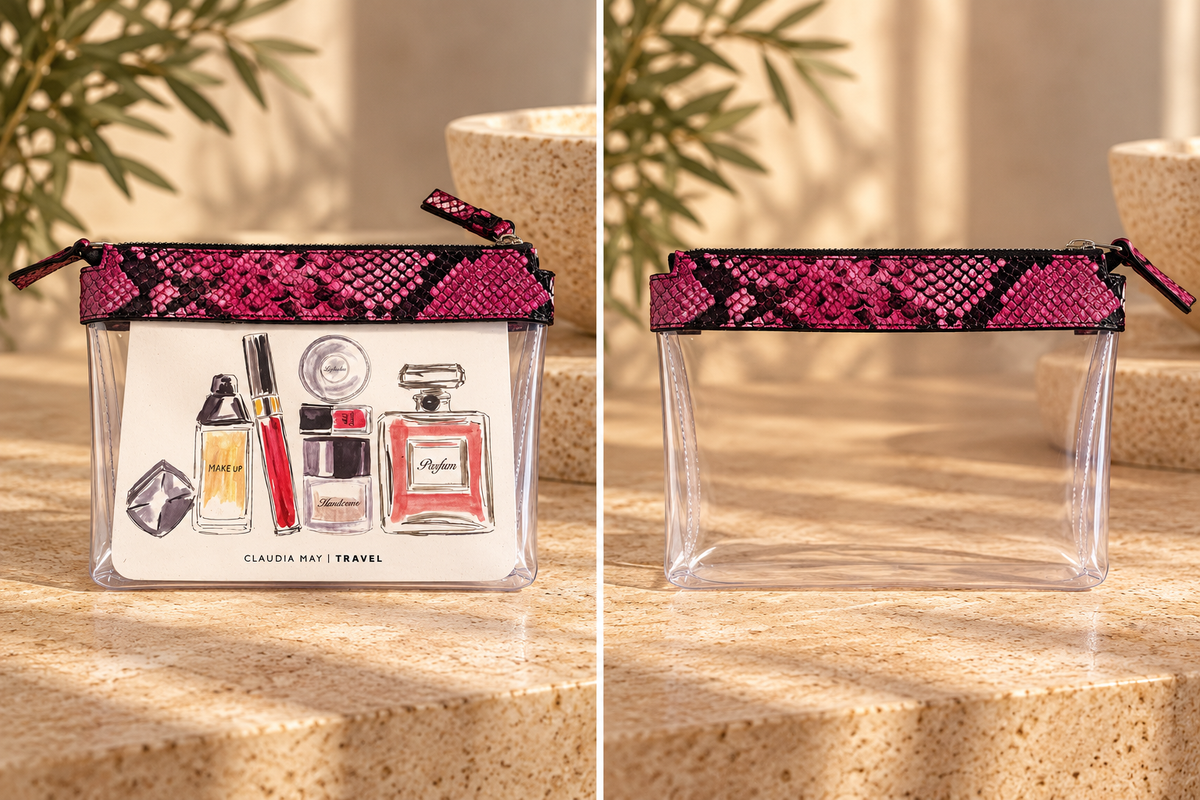 Travel Bag Litzard Pink