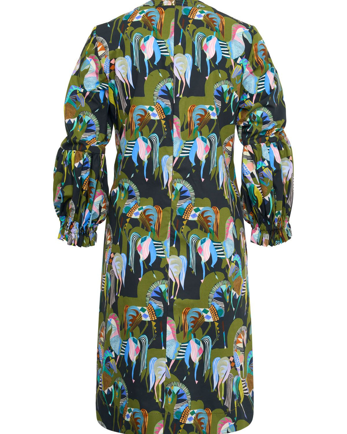 Bedrucktes Poplin Kleid