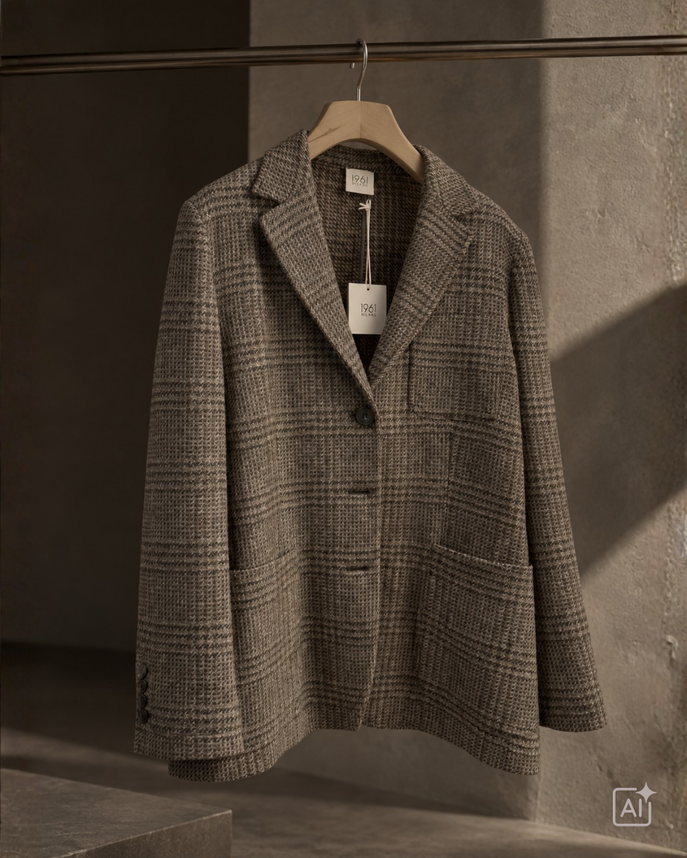 Karierter Blazer