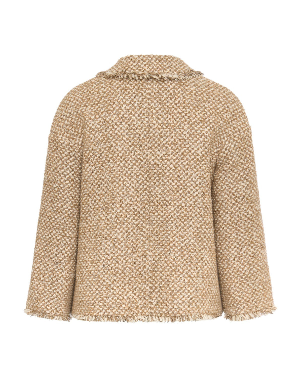 Jacke in Tweed | Beige