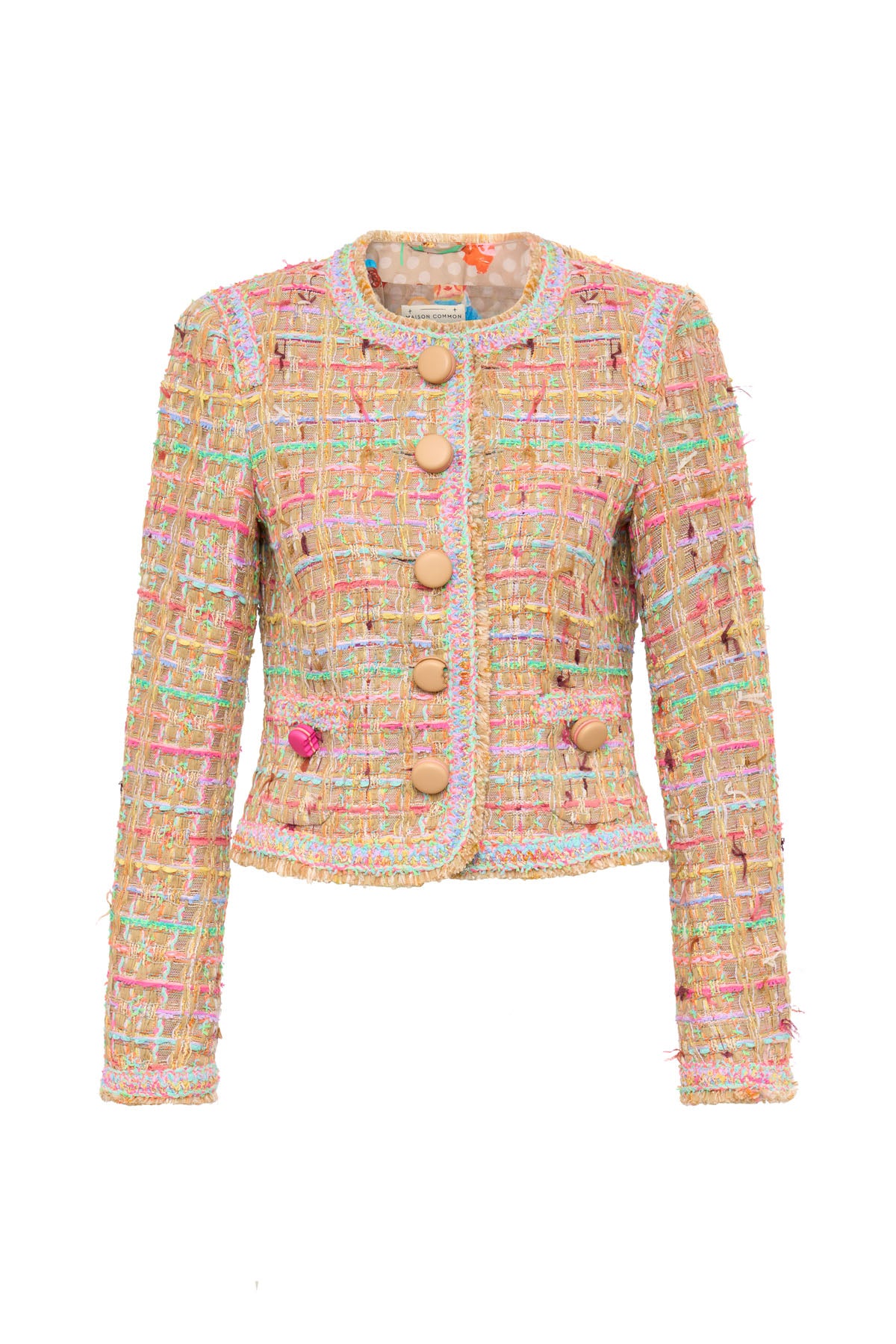 Macaron Tweed Jacke