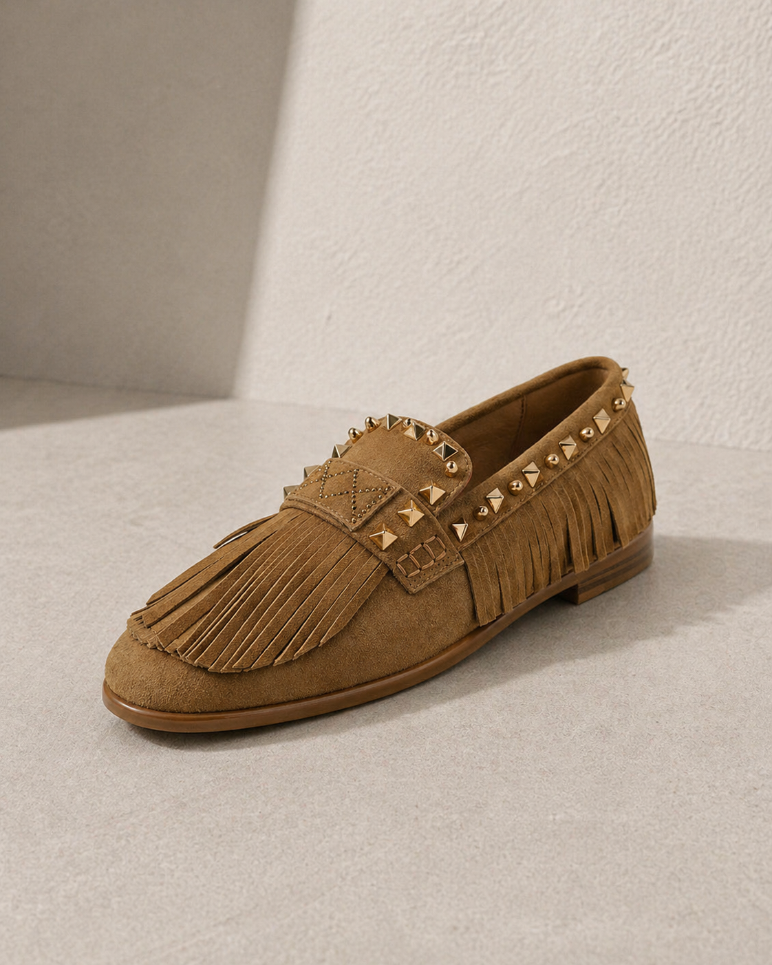 Loafer mit Fransen