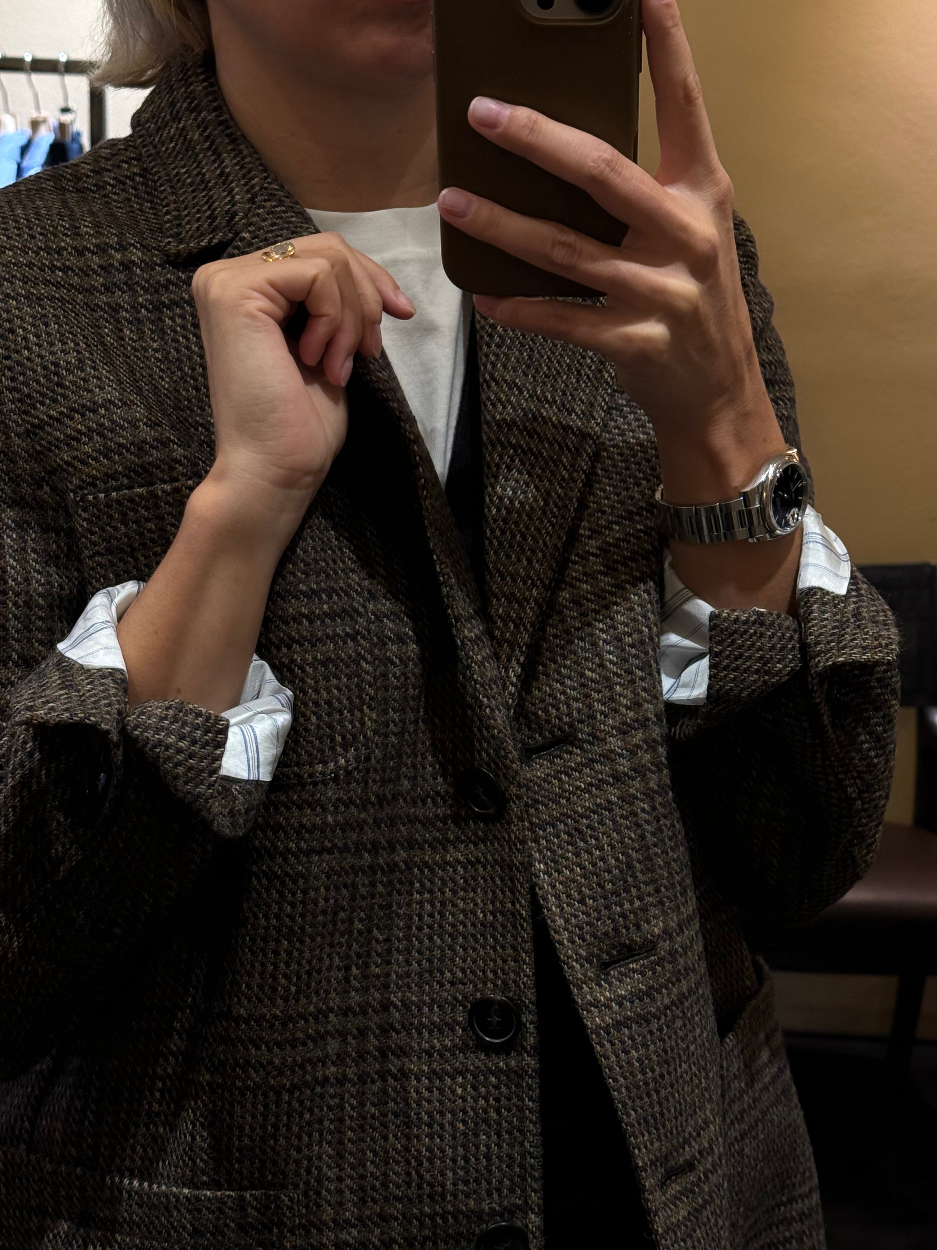 Karierter Blazer