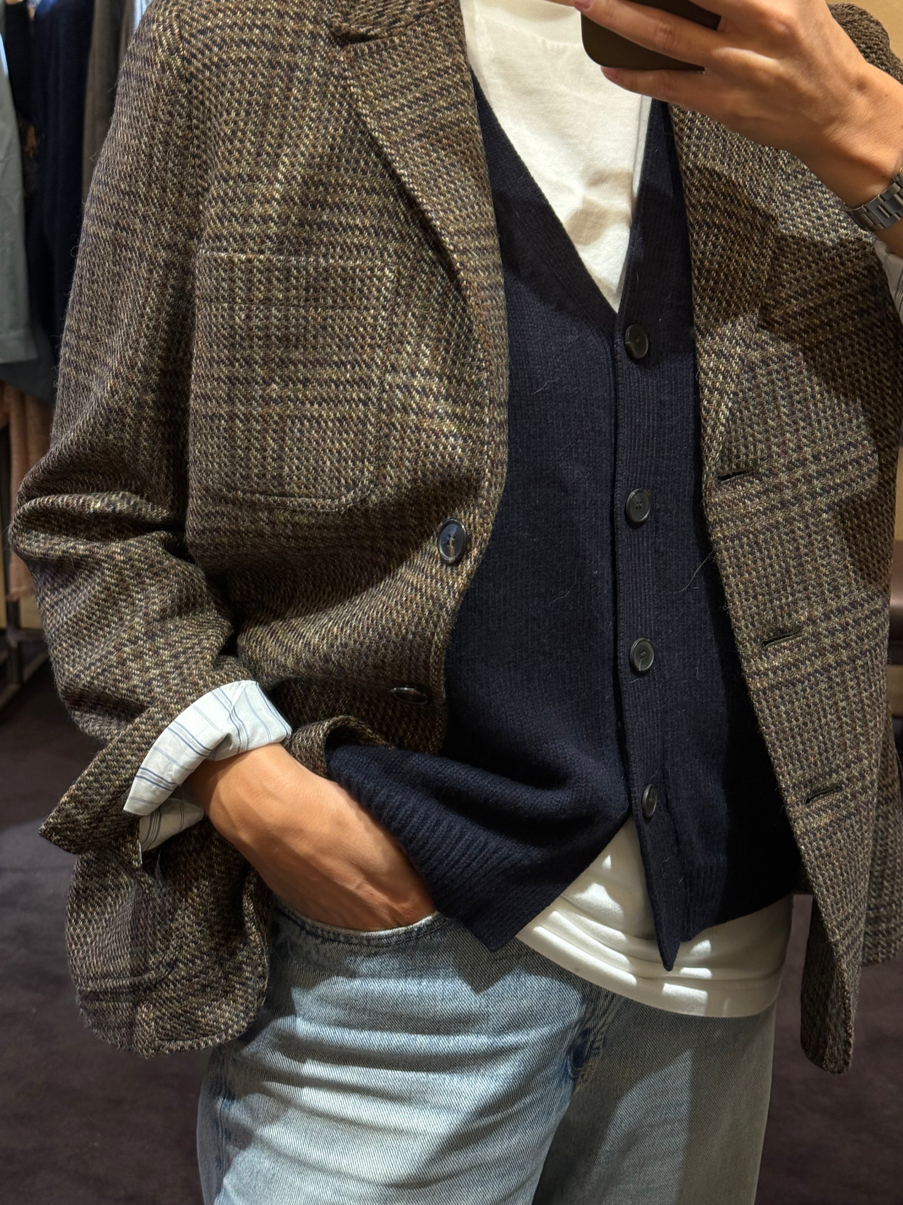 Karierter Blazer