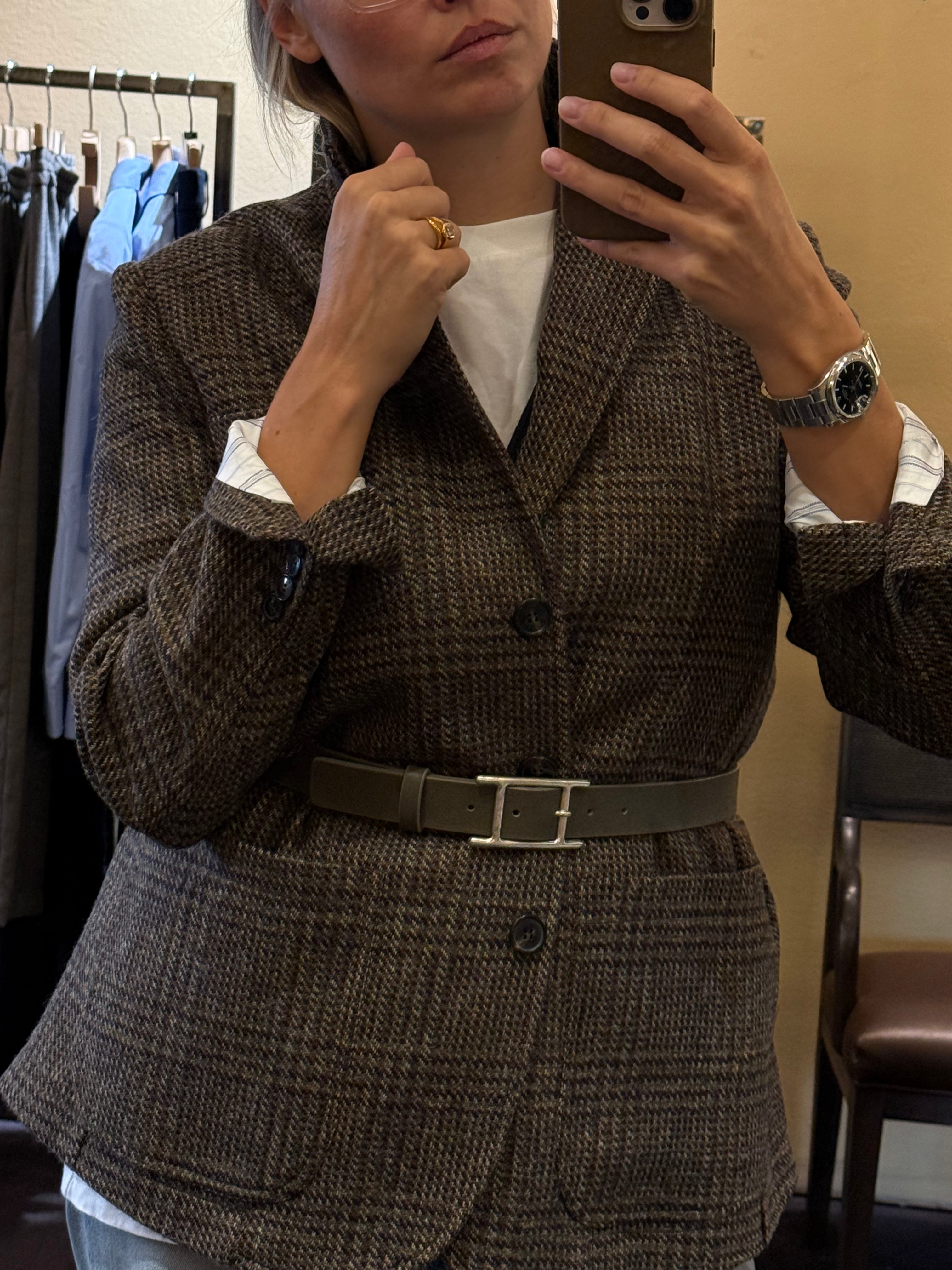 Karierter Blazer
