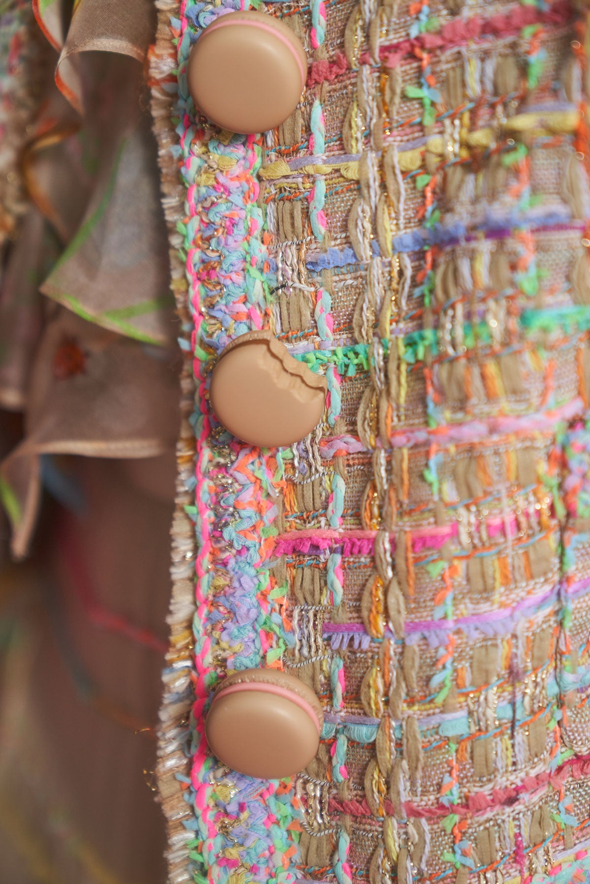 Macaron Tweed Jacke