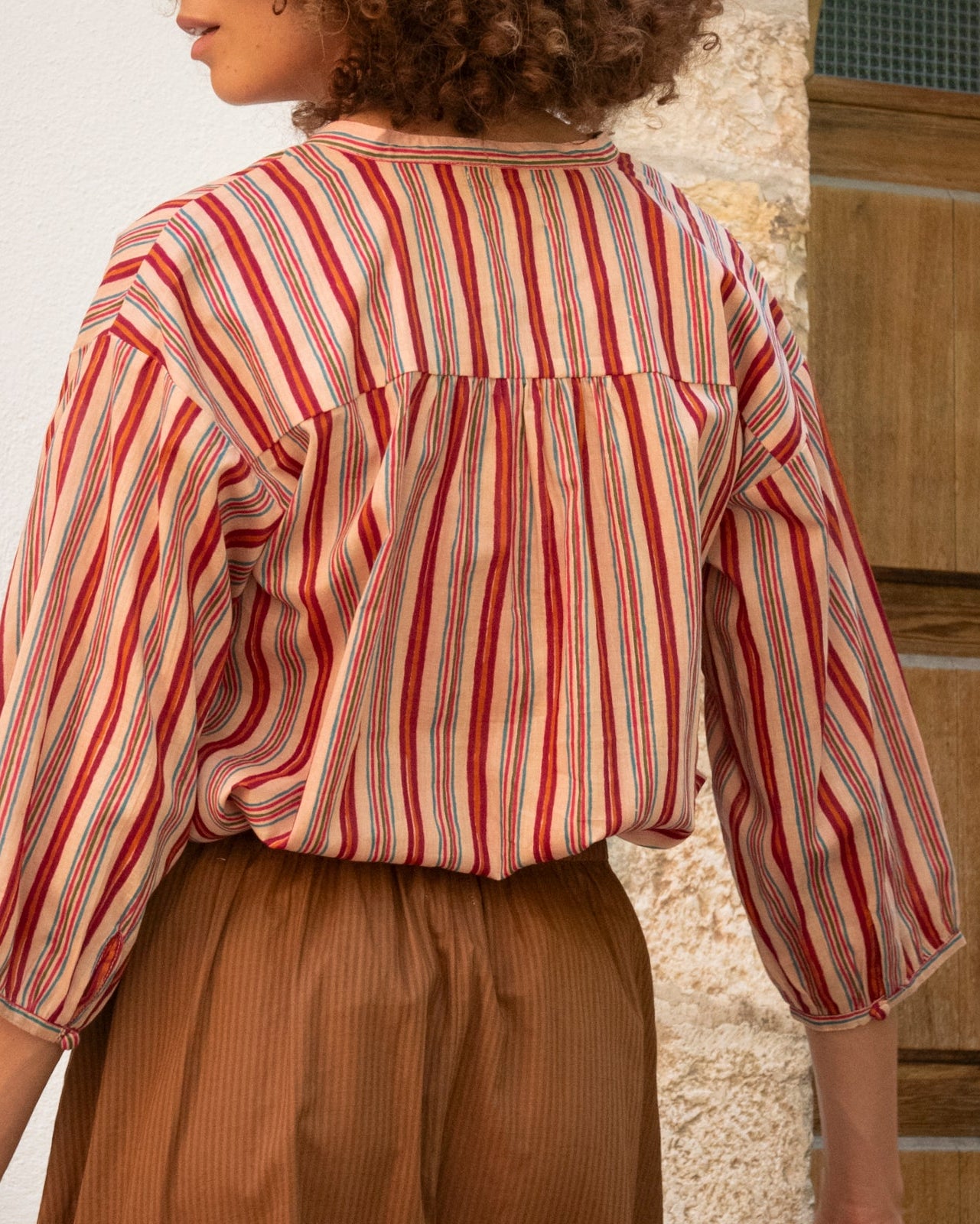 Gestreiftes Top | Terracotta